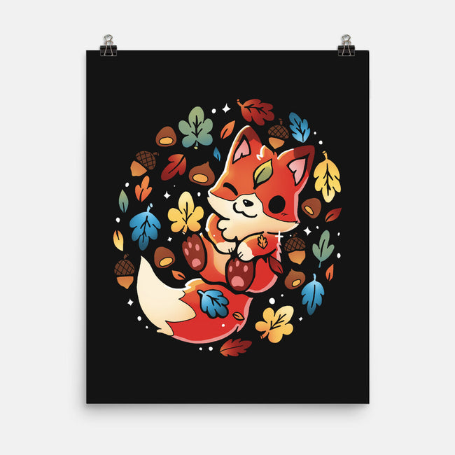Fox Leaf-None-Matte-Poster-Vallina84