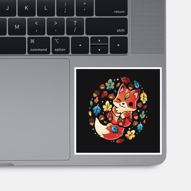 Fox Leaf-None-Glossy-Sticker-Vallina84