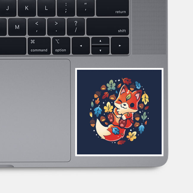 Fox Leaf-None-Glossy-Sticker-Vallina84