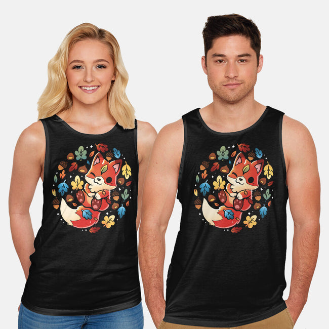 Fox Leaf-Unisex-Basic-Tank-Vallina84
