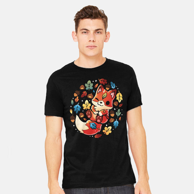 Fox Leaf-Mens-Heavyweight-Tee-Vallina84