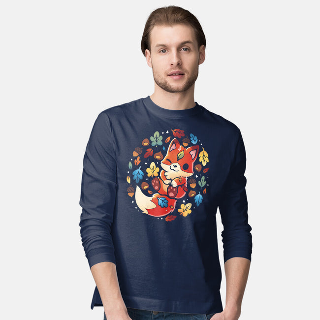 Fox Leaf-Mens-Long Sleeved-Tee-Vallina84