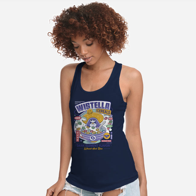 Wistella Cereals Vintage-Womens-Racerback-Tank-LAGELANTEE