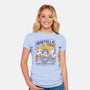 Wistella Cereals Vintage-Womens-Fitted-Tee-LAGELANTEE