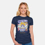 Wistella Cereals Vintage-Womens-Fitted-Tee-LAGELANTEE