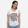 Wistella Cereals Vintage-Womens-V-Neck-Tee-LAGELANTEE