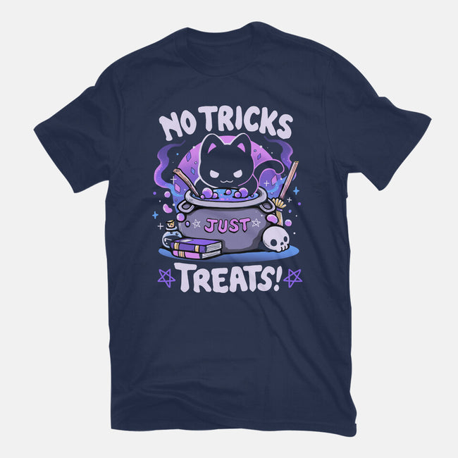 No Tricks Just Treats-Mens-Basic-Tee-Vallina84