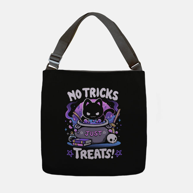 No Tricks Just Treats-None-Adjustable Tote-Bag-Vallina84