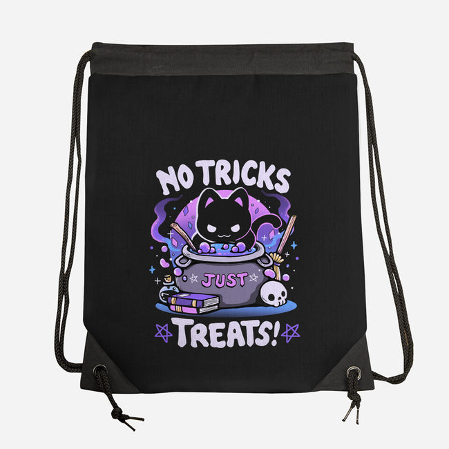 No Tricks Just Treats-None-Drawstring-Bag-Vallina84