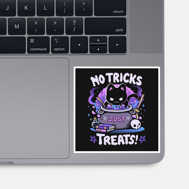 No Tricks Just Treats-None-Glossy-Sticker-Vallina84