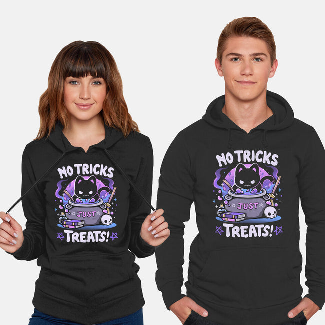 No Tricks Just Treats-Unisex-Pullover-Sweatshirt-Vallina84