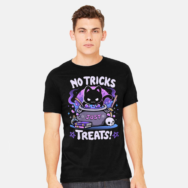 No Tricks Just Treats-Mens-Heavyweight-Tee-Vallina84