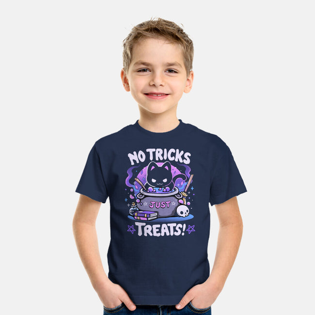 No Tricks Just Treats-Youth-Basic-Tee-Vallina84