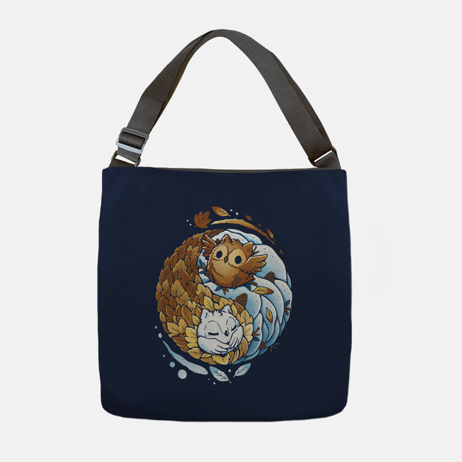 Ying Yang Seasons-None-Adjustable Tote-Bag-Vallina84
