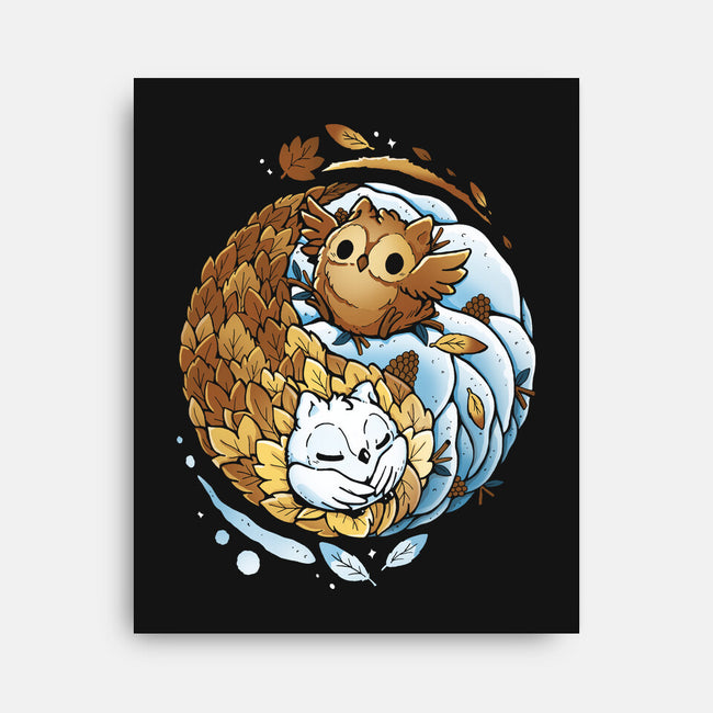 Ying Yang Seasons-None-Stretched-Canvas-Vallina84