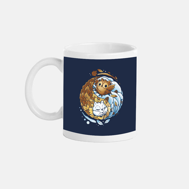 Ying Yang Seasons-None-Mug-Drinkware-Vallina84