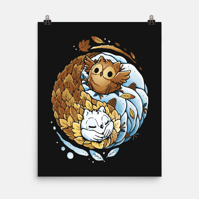 Ying Yang Seasons-None-Matte-Poster-Vallina84