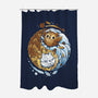 Ying Yang Seasons-None-Polyester-Shower Curtain-Vallina84
