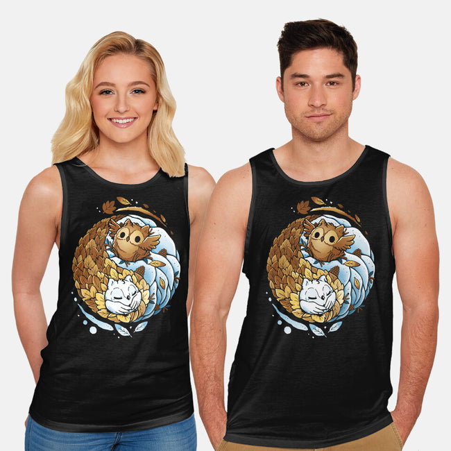 Ying Yang Seasons-Unisex-Basic-Tank-Vallina84