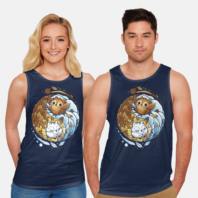 Ying Yang Seasons-Unisex-Basic-Tank-Vallina84