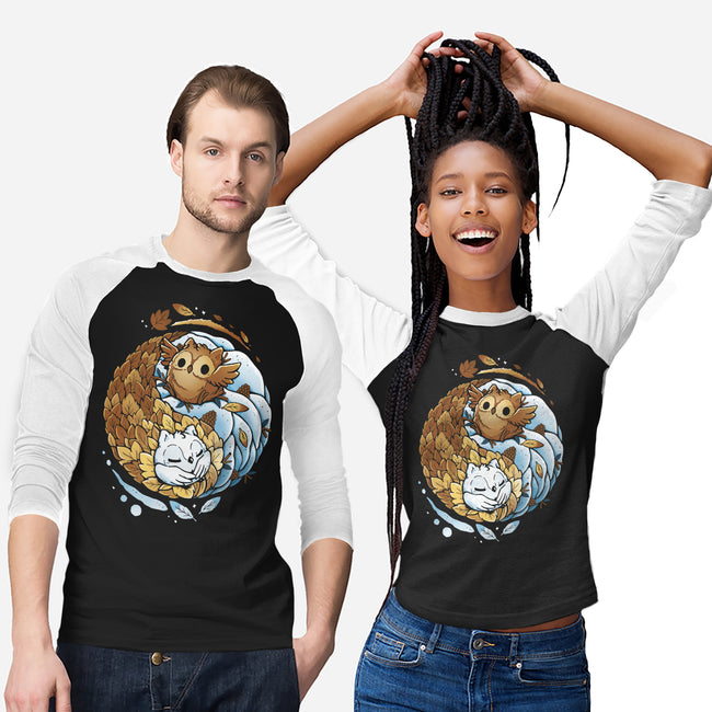 Ying Yang Seasons-Unisex-Baseball-Tee-Vallina84