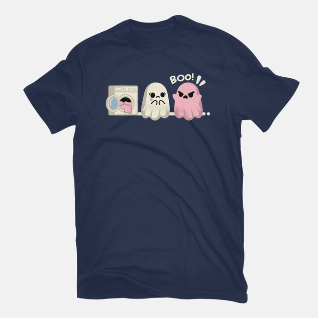 Pink Laundry Ghost-Mens-Basic-Tee-NemiMakeit