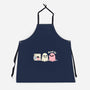 Pink Laundry Ghost-Unisex-Kitchen-Apron-NemiMakeit