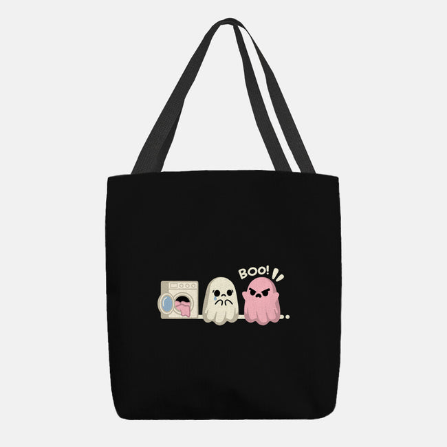Pink Laundry Ghost-None-Basic Tote-Bag-NemiMakeit