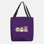 Pink Laundry Ghost-None-Basic Tote-Bag-NemiMakeit