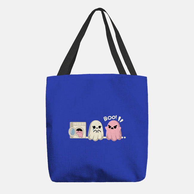 Pink Laundry Ghost-None-Basic Tote-Bag-NemiMakeit