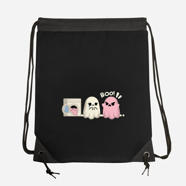 Pink Laundry Ghost-None-Drawstring-Bag-NemiMakeit