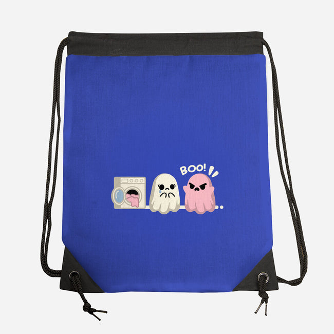 Pink Laundry Ghost-None-Drawstring-Bag-NemiMakeit