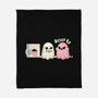 Pink Laundry Ghost-None-Fleece-Blanket-NemiMakeit