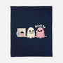 Pink Laundry Ghost-None-Fleece-Blanket-NemiMakeit