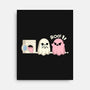 Pink Laundry Ghost-None-Stretched-Canvas-NemiMakeit