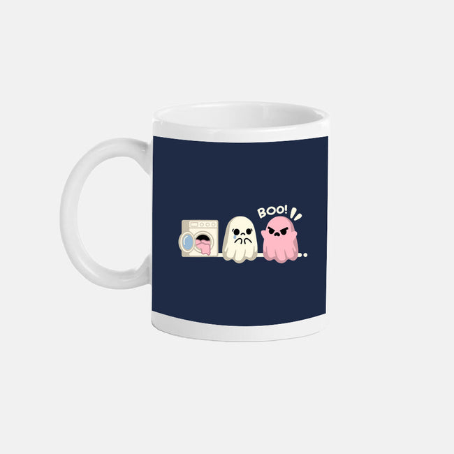 Pink Laundry Ghost-None-Mug-Drinkware-NemiMakeit