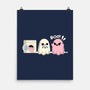 Pink Laundry Ghost-None-Matte-Poster-NemiMakeit