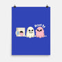 Pink Laundry Ghost-None-Matte-Poster-NemiMakeit