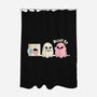 Pink Laundry Ghost-None-Polyester-Shower Curtain-NemiMakeit