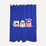 Pink Laundry Ghost-None-Polyester-Shower Curtain-NemiMakeit