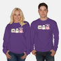 Pink Laundry Ghost-Unisex-Crew Neck-Sweatshirt-NemiMakeit