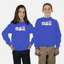Pink Laundry Ghost-Youth-Crew Neck-Sweatshirt-NemiMakeit