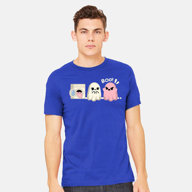 Pink Laundry Ghost-Mens-Heavyweight-Tee-NemiMakeit