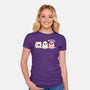 Pink Laundry Ghost-Womens-Fitted-Tee-NemiMakeit