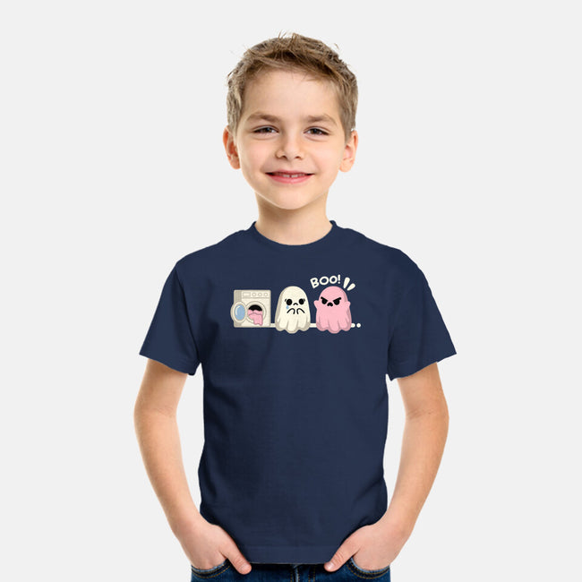 Pink Laundry Ghost-Youth-Basic-Tee-NemiMakeit