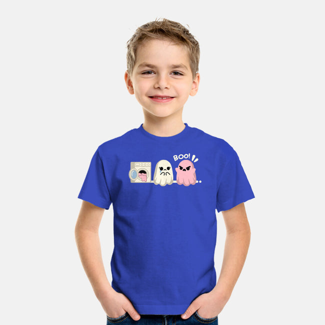 Pink Laundry Ghost-Youth-Basic-Tee-NemiMakeit