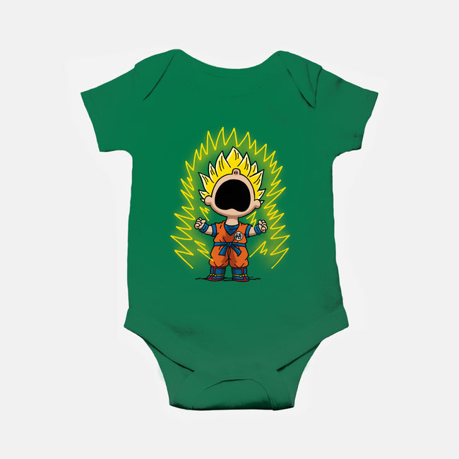 Super Saiyanuts-Baby-Basic-Onesie-Barbadifuoco