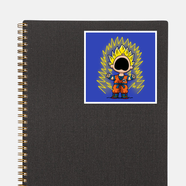 Super Saiyanuts-None-Glossy-Sticker-Barbadifuoco