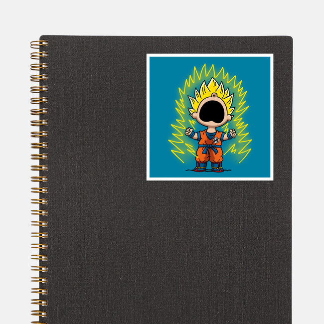 Super Saiyanuts-None-Glossy-Sticker-Barbadifuoco