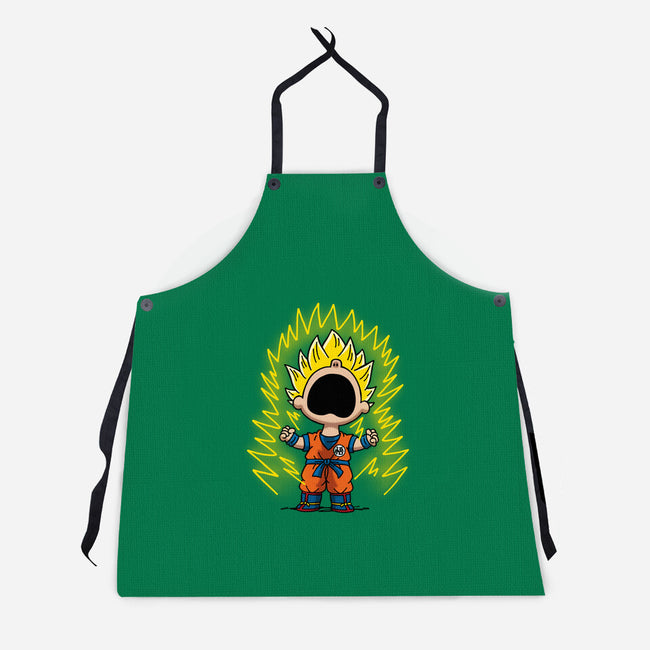 Super Saiyanuts-Unisex-Kitchen-Apron-Barbadifuoco